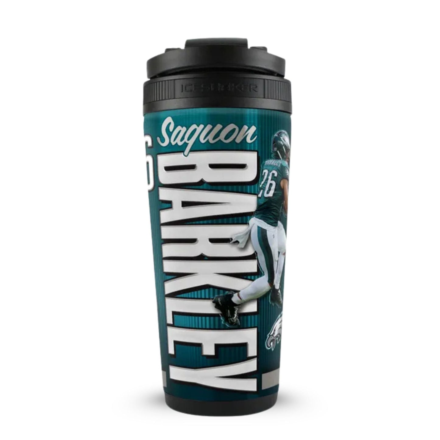 Official Saquon Barkley Philadelphia Eagles 4D 26oz Ice Shaker Cup Officially Licensed