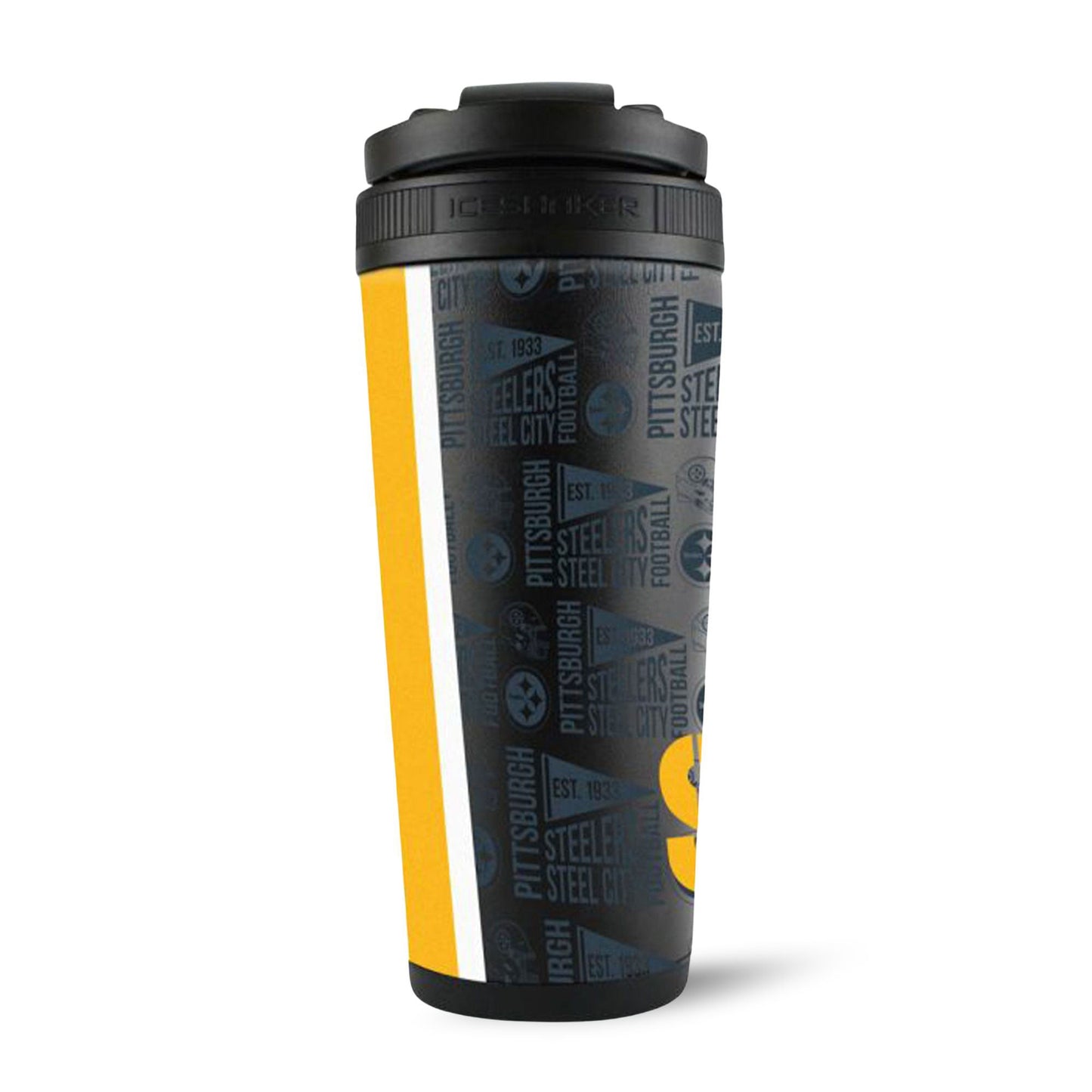 Pittsburgh Steelers 26oz Ice Shaker Cup Officially Licensed