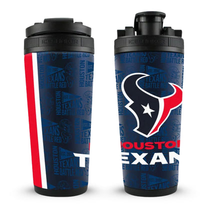 Houston Texans 26oz Ice Shaker Cup Officially Licensed