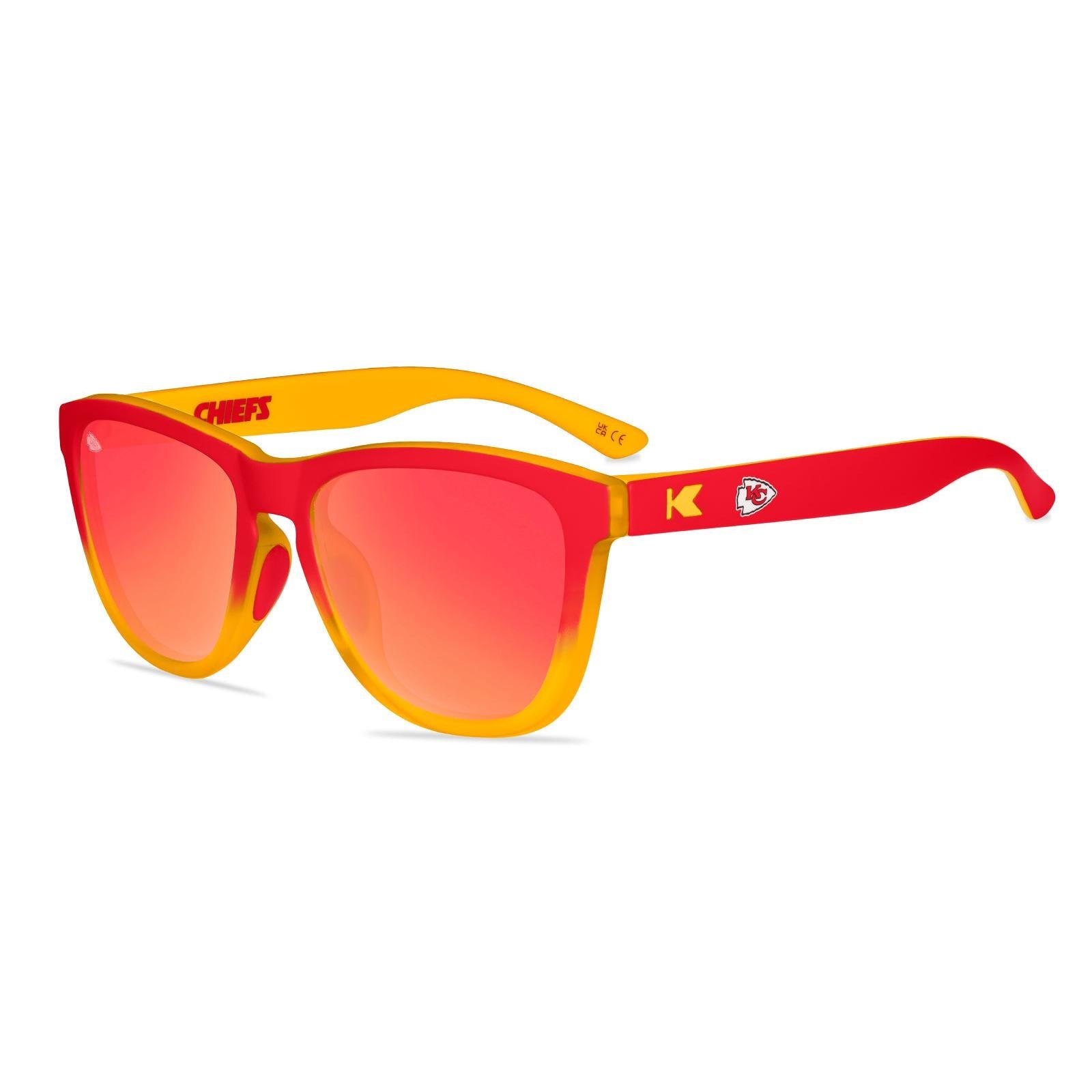 Kansas City Chiefs Premiums Sport Officially Licensed Knockaround Sunglasses