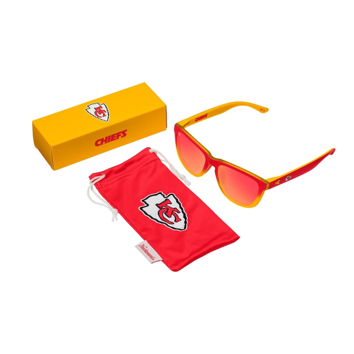 Kansas City Chiefs Premiums Sport Officially Licensed Knockaround Sunglasses