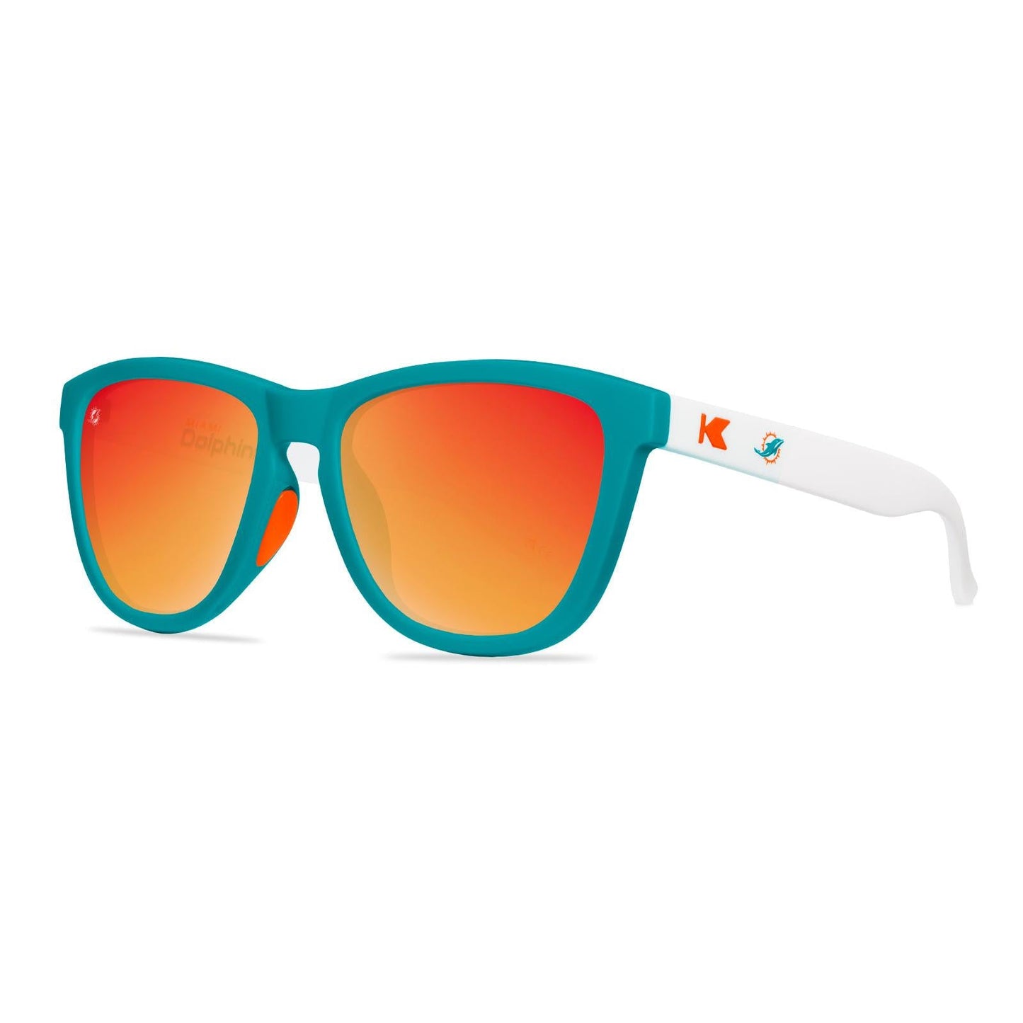 Miami Dolphins Premiums Sport Officially Licensed Knockaround Sunglasses