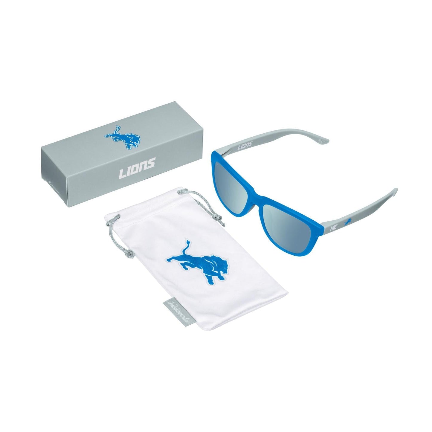 Detroit Lions Premiums Sport Officially Licensed Knockaround Sunglasses