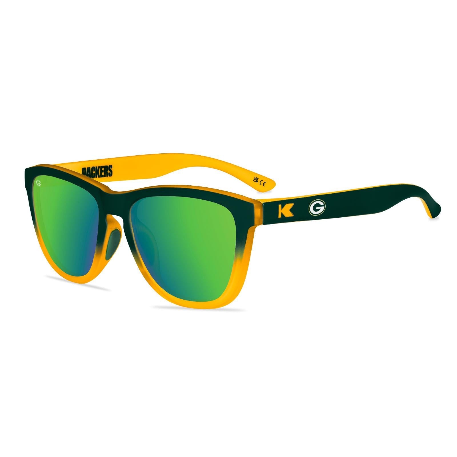 Green Bay Packers Premiums Sport Officially Licensed Knockaround Sunglasses