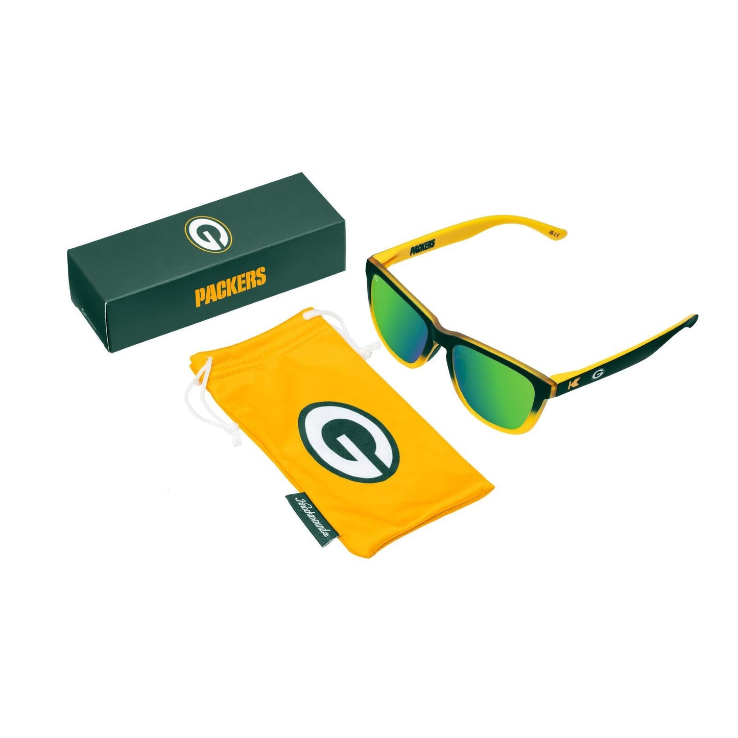 Green Bay Packers Premiums Sport Officially Licensed Knockaround Sunglasses