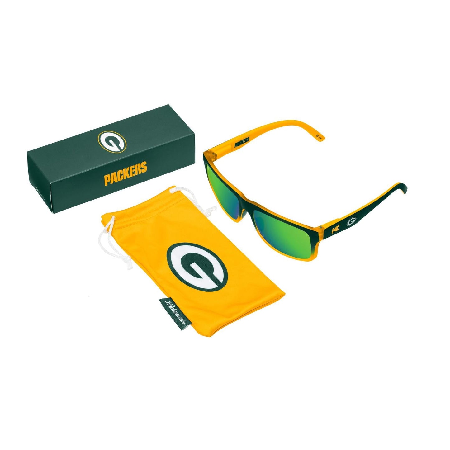 Green Bay Packers Torrey Pines Sport Officially Licensed Knockaround Sunglasses