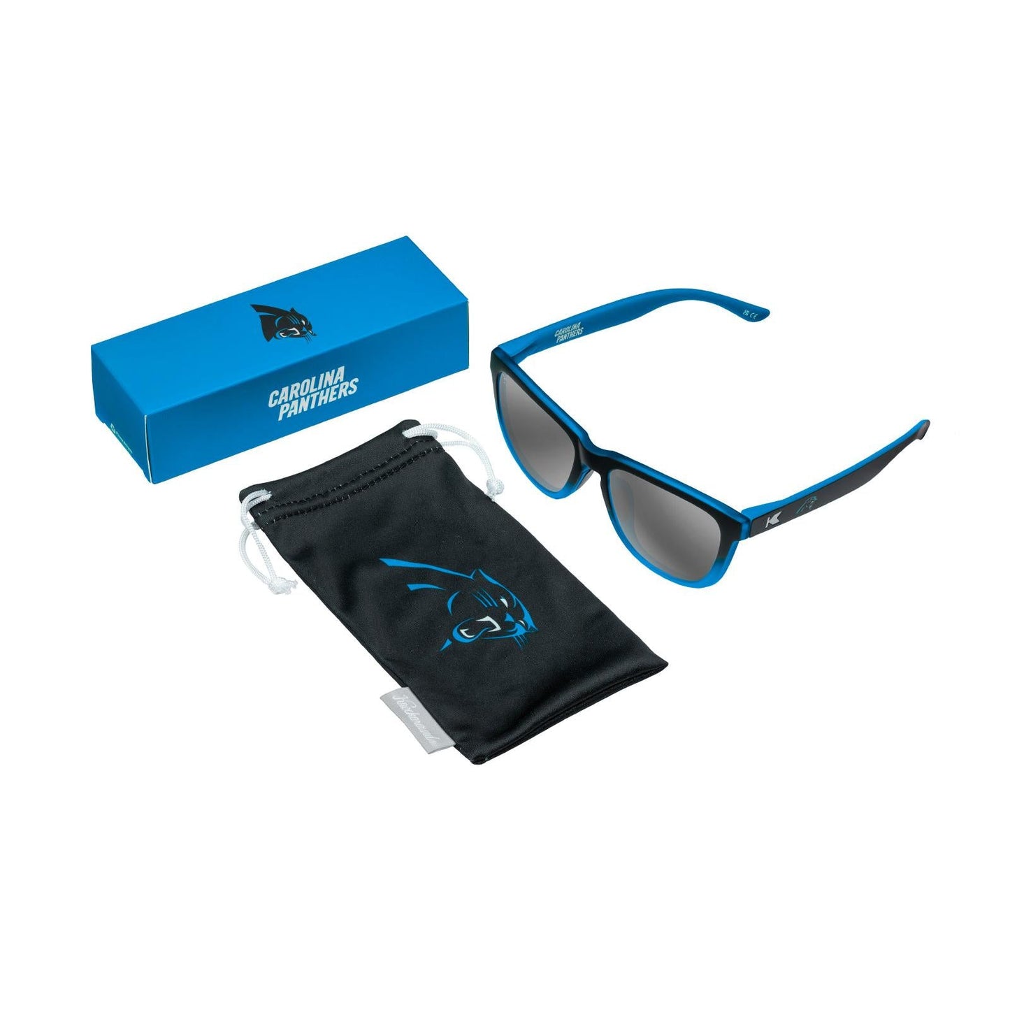 Carolina Panthers Premiums Sport Officially Licensed Knockaround Sunglasses