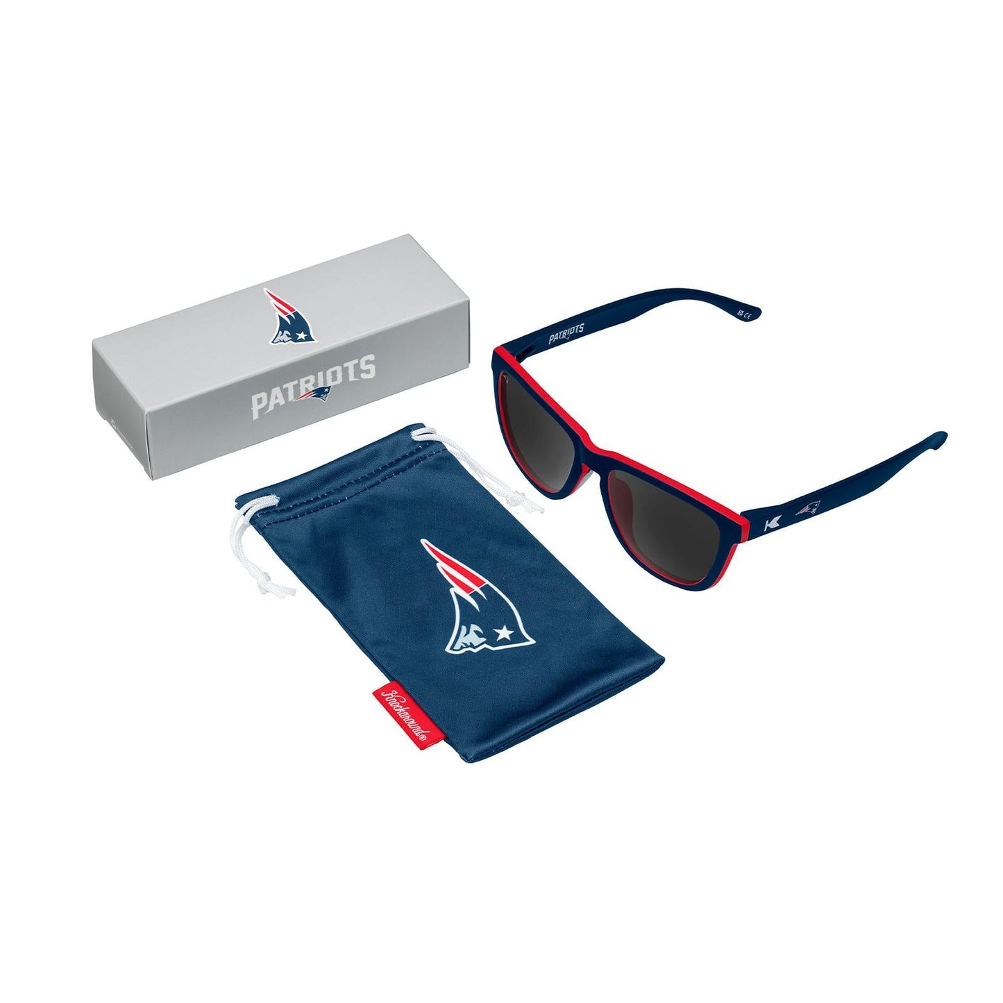 New England Patriots Premiums Sport Officially Licensed Knockaround Sunglasses