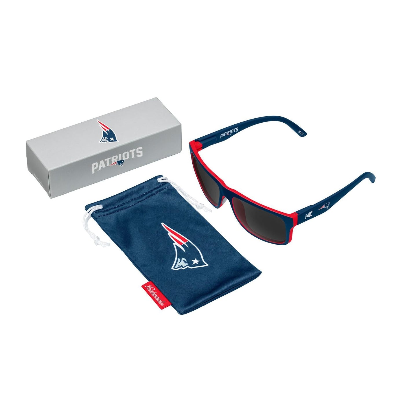 New England Patriots Torrey Pines Sport Officially Licensed Knockaround Sunglasses