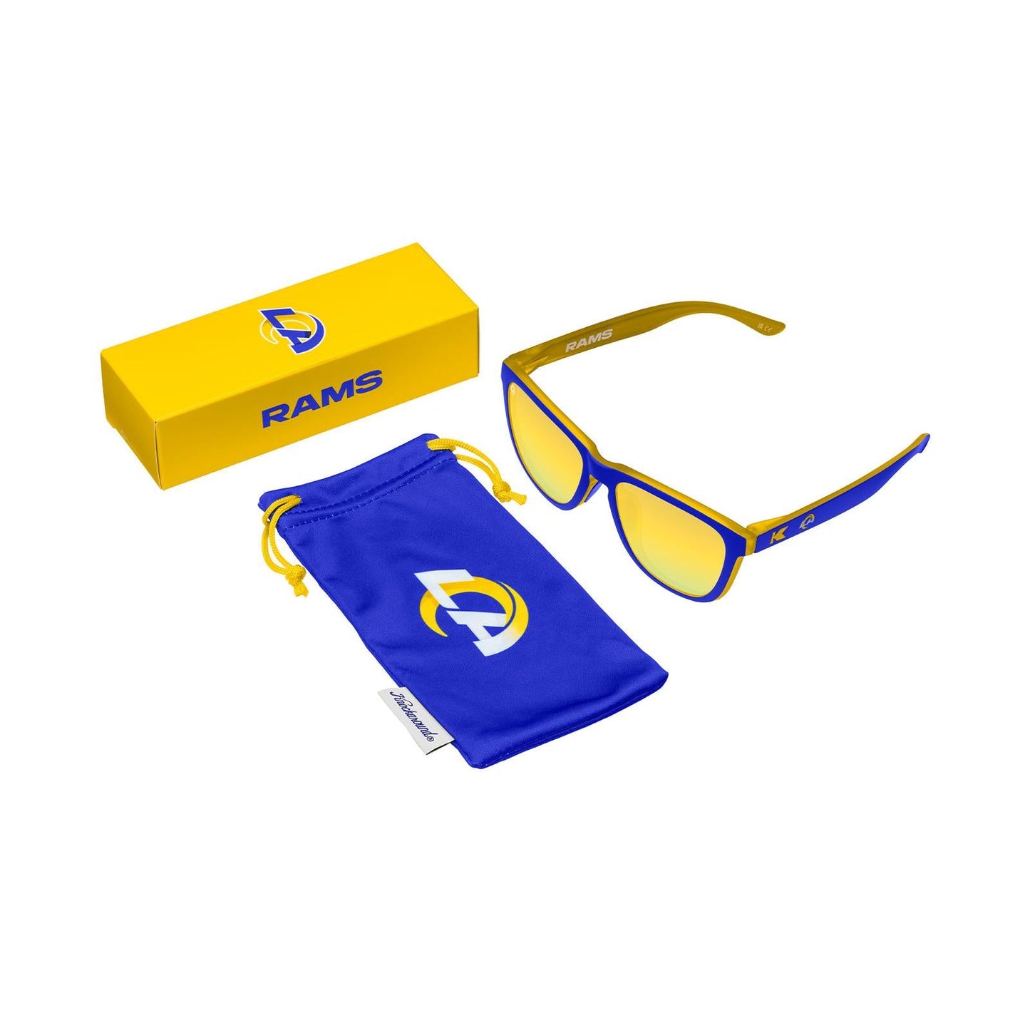 Los Angeles Rams Premiums Sport Officially Licensed Knockaround Sunglasses