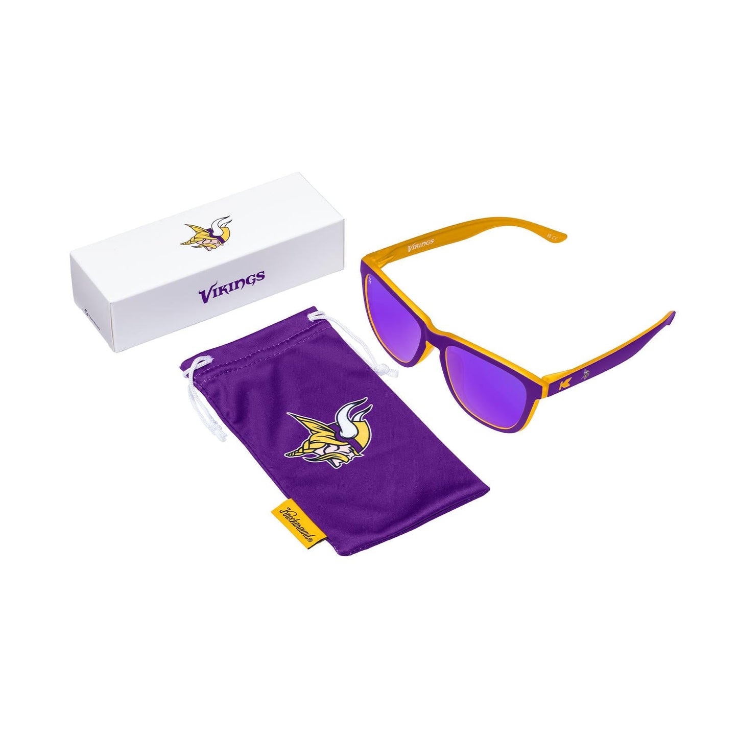 Minnesota Vikings Premiums Sport Officially Licensed Knockaround Sunglasses