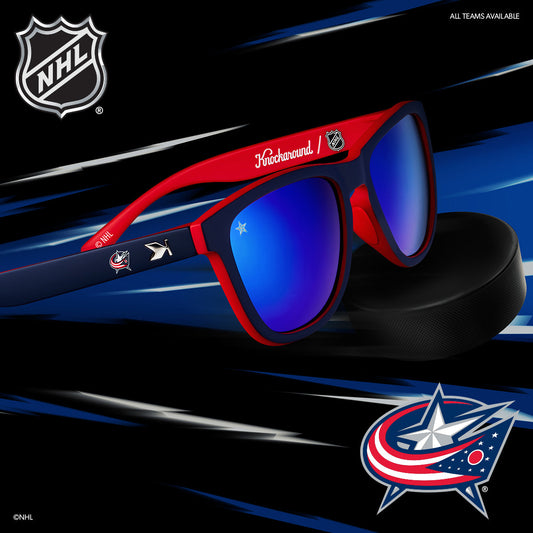 Columbus Blue Jackets Officially Licensed Knockaround Sunglasses