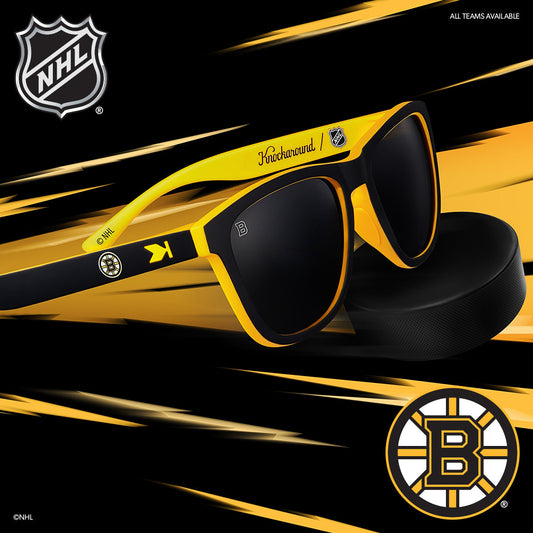 Boston Bruins Officially Licensed Knockaround Sunglasses