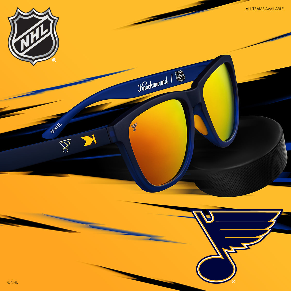 St. Louis Blues Officially Licensed Knockaround Sunglasses