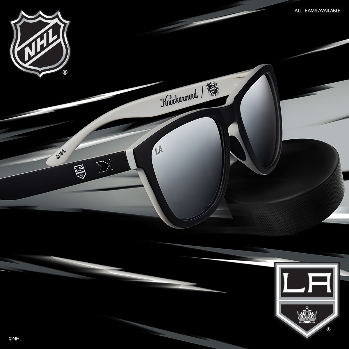 LA Kings Officially Licensed Knockaround Sunglasses