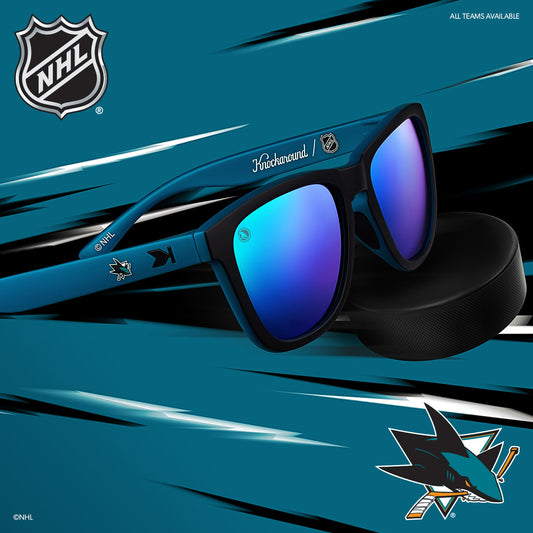 San Jose Sharks Officially Licensed Knockaround Sunglasses