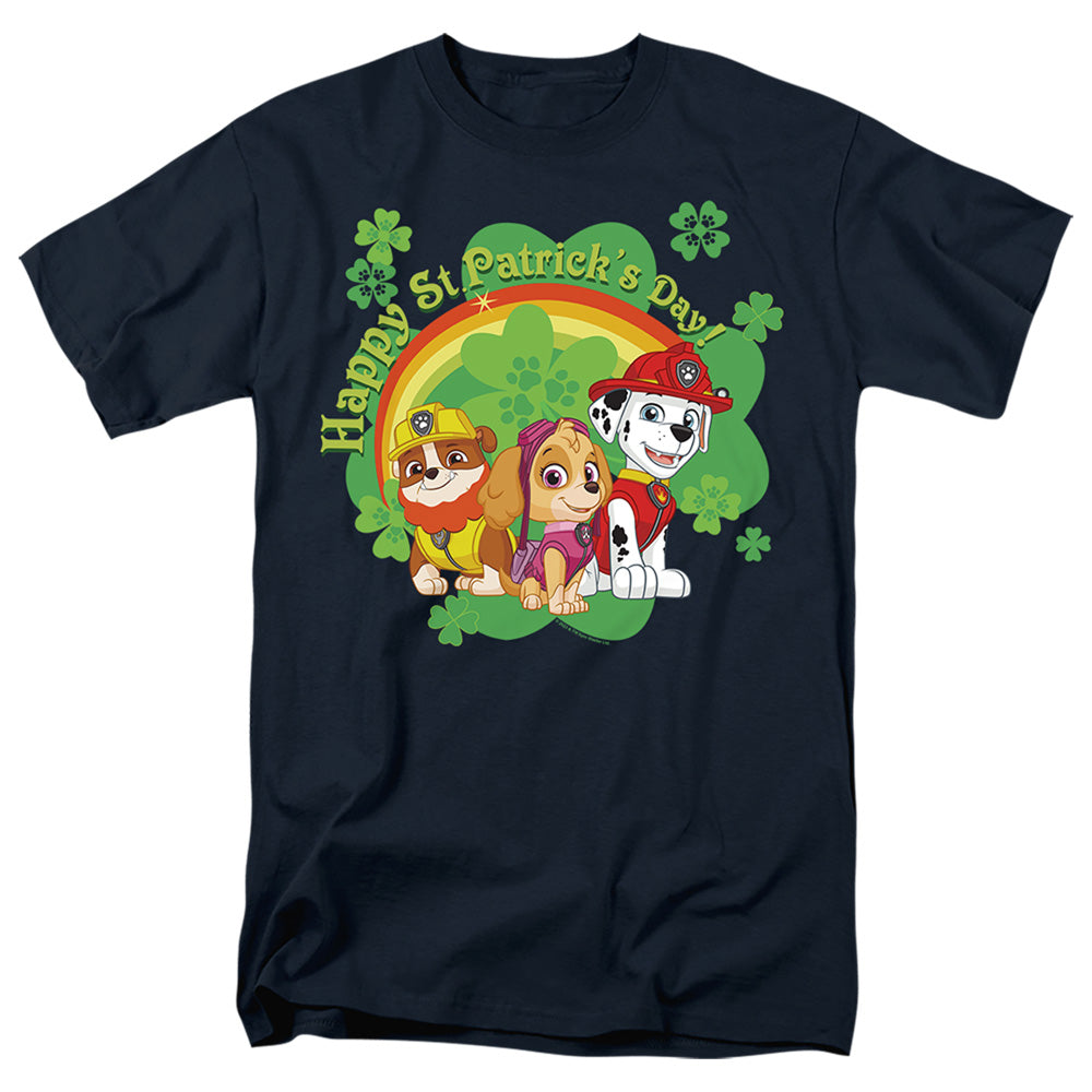 Paw Patrol St. Patrick'S Day Team Mens T Shirt Navy