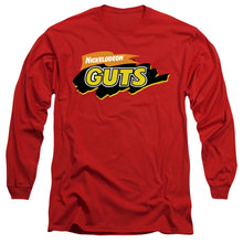 Load image into Gallery viewer, Nickelodeon Guts Guts Logo Mens Long Sleeve Shirt Red
