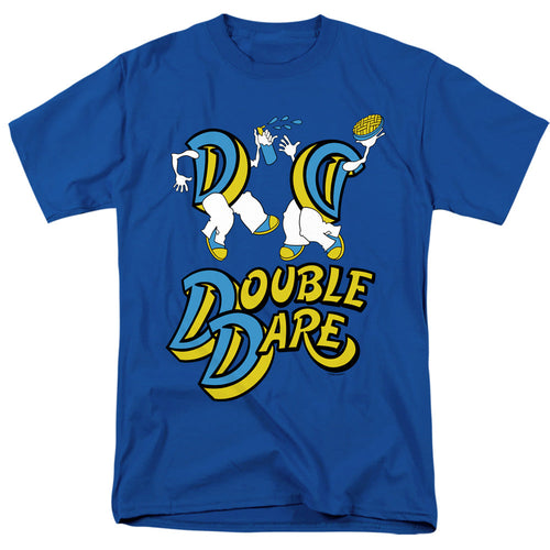 Double Dare Vintage Double Dare Logo Mens T Shirt Royal