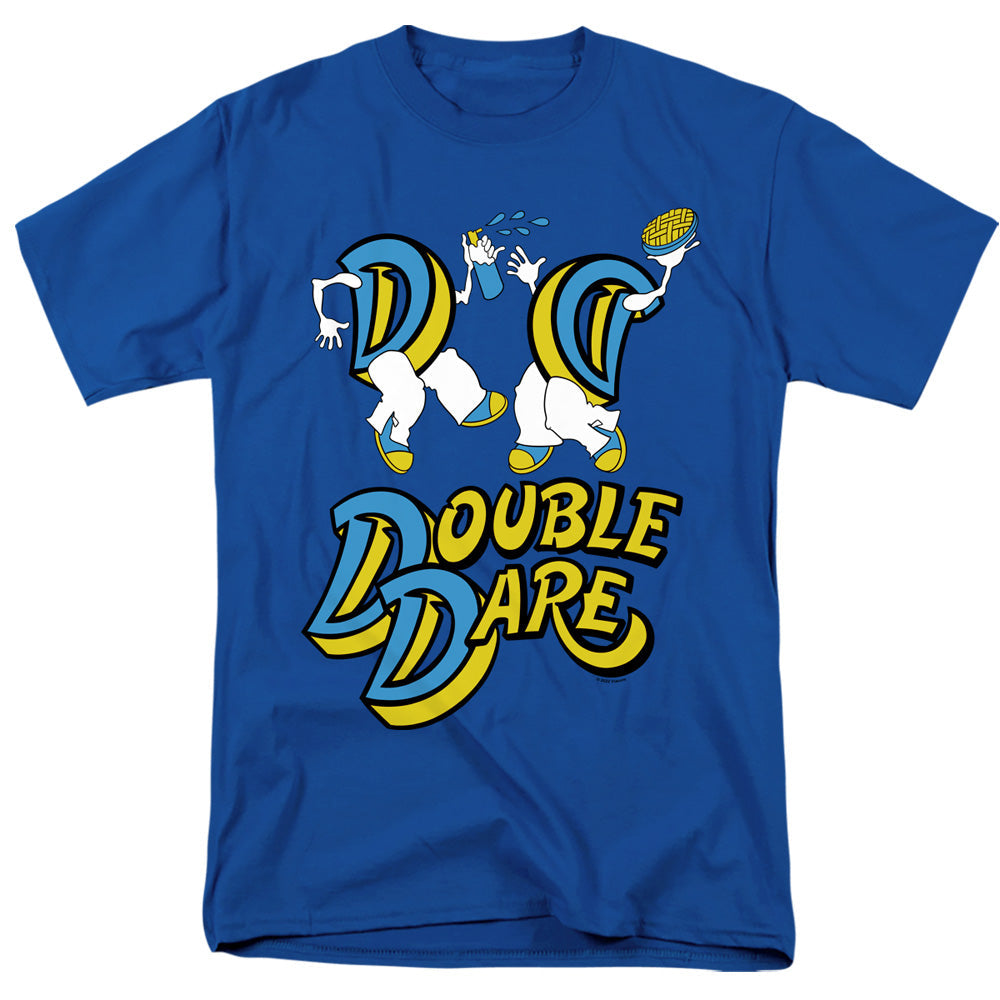 Double Dare Vintage Double Dare Logo Mens T Shirt Royal