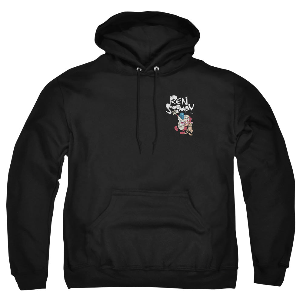 Ren And Stimpy Ren And Stimpy Warhol Mens Hoodie Black