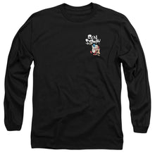 Load image into Gallery viewer, Ren And Stimpy Ren And Stimpy Warhol Mens Long Sleeve Shirt Black
