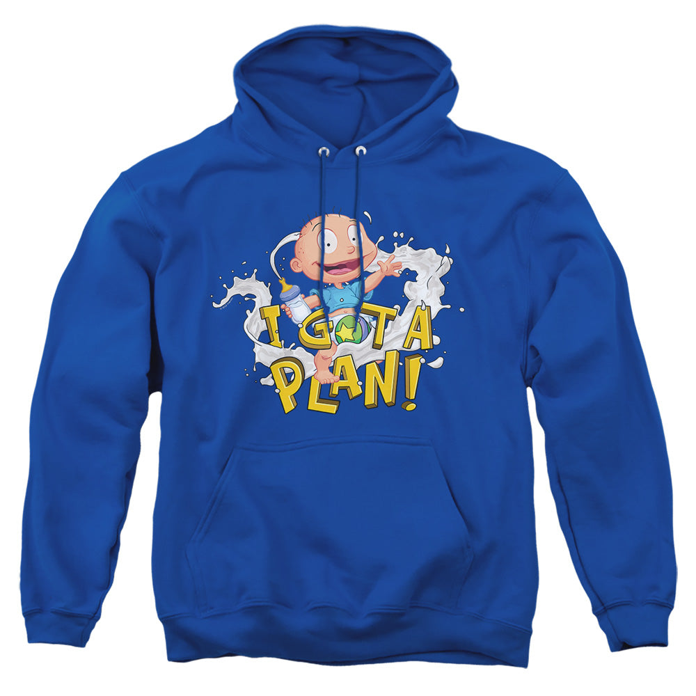 Rugrats Tommy Pickles Has A Plan Mens Hoodie Royal