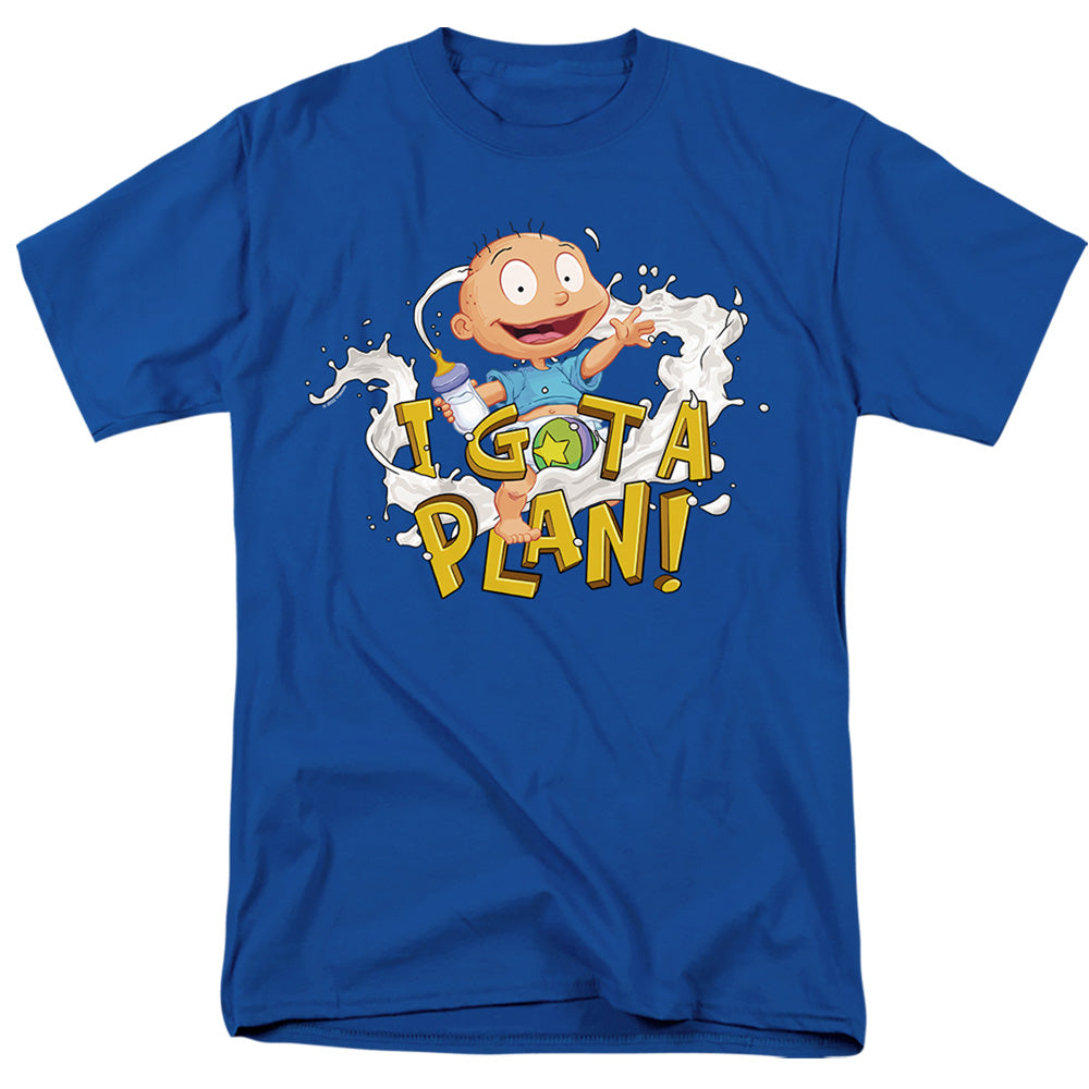 Rugrats Tommy Pickles Has A Plan Mens T Shirt Royal Blue