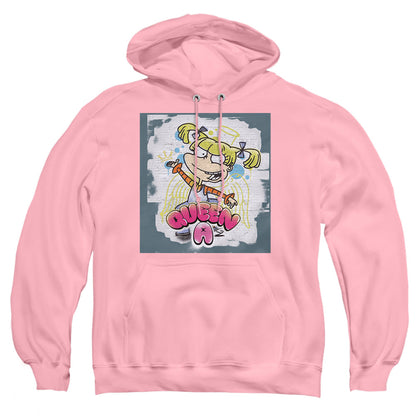 Rugrats Queen A For Angelica Mens Hoodie Pink