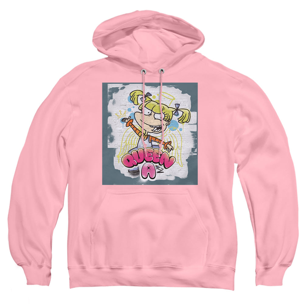 Rugrats Queen A For Angelica Mens Hoodie Pink