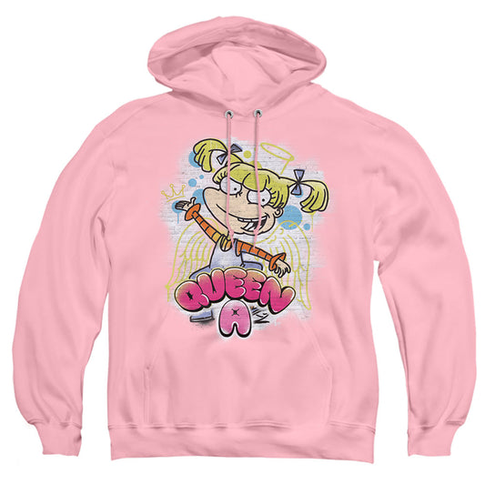 Rugrats Queen A For Angelica Mens Hoodie Pink