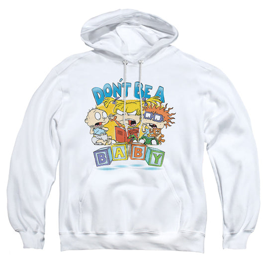 Rugrats Don'T Be A Baby Blocks Mens Hoodie White