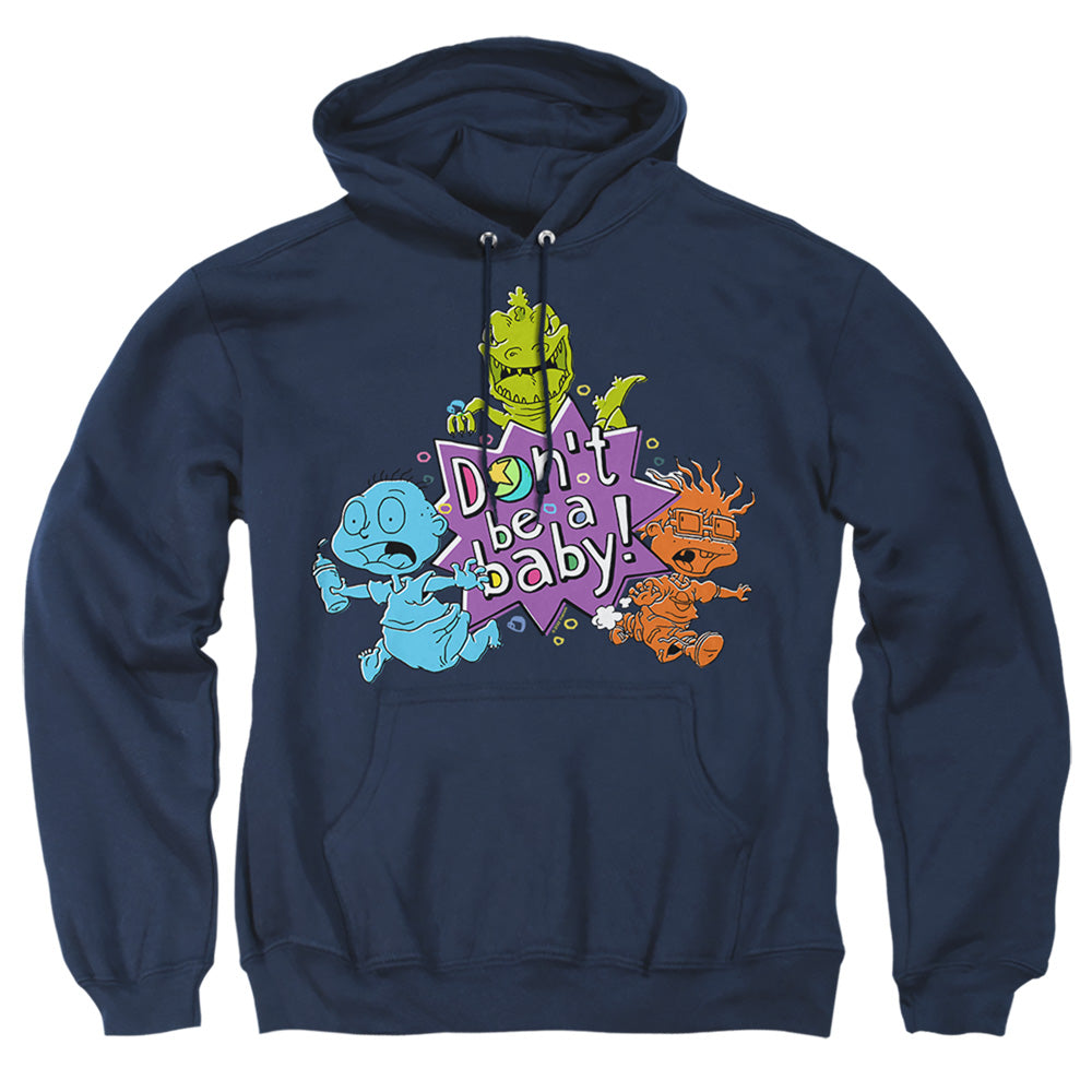 Rugrats Babies Run For The Hills Mens Hoodie Navy
