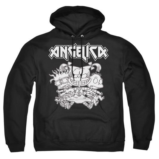 Rugrats Angelica Pickles Rocks Mens Hoodie Black