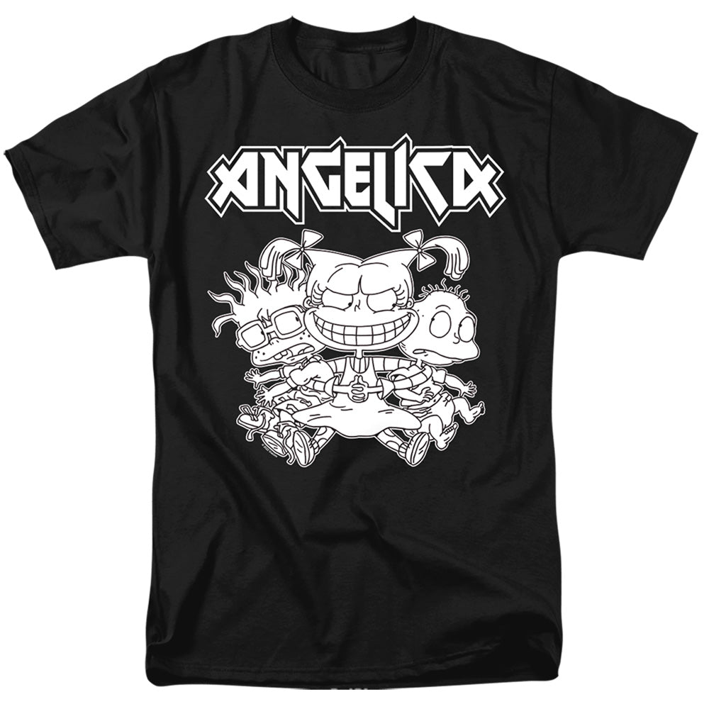 Rugrats Angelica Pickles Rocks Mens T Shirt Black