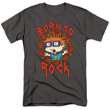 Load image into Gallery viewer, Rugrats Chucky Was Born To Rock Mens T Shirt Charcoal
