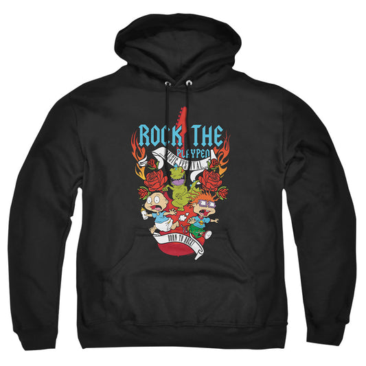 Rugrats Rock The Playpen Music Festival Mens Hoodie Black