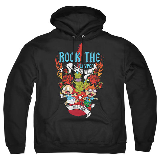 Rugrats Rock The Playpen Music Festival Mens Hoodie Black