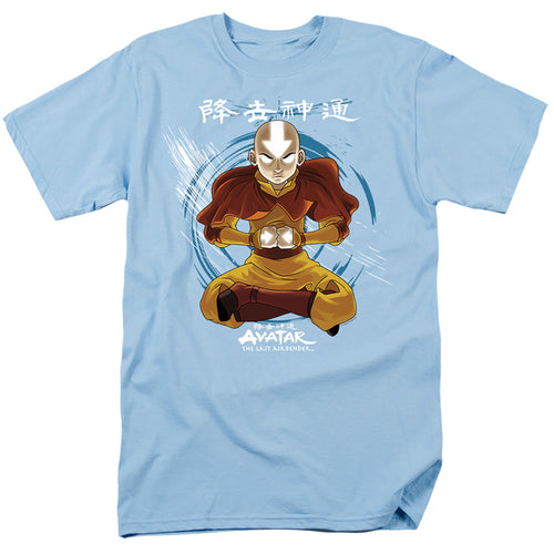 Avatar The Last Airbender Power Of Air Mens T Shirt Light Blue