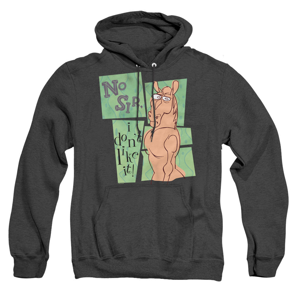 Ren And Stimpy No Sir I Donƒ??T Like It Heather Mens Hoodie Black