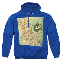 Load image into Gallery viewer, Ren And Stimpy Joy! Mens Hoodie Royal Blue
