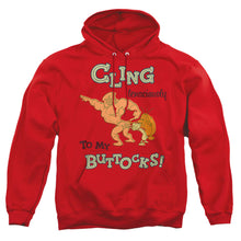 Load image into Gallery viewer, Ren And Stimpy Cling Tenaciously To My Buttocks Mens Hoodie Red
