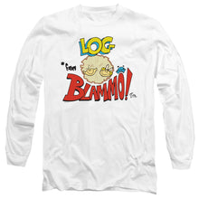 Load image into Gallery viewer, Ren And Stimpy Log *From Blamo Mens Long Sleeve Shirt White
