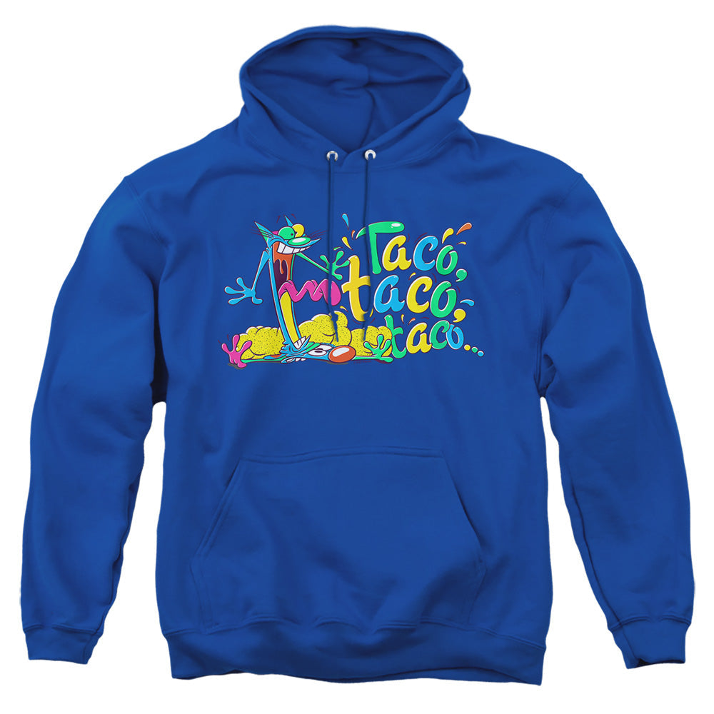 Catdog Taco Taco Taco Mens Hoodie Royal