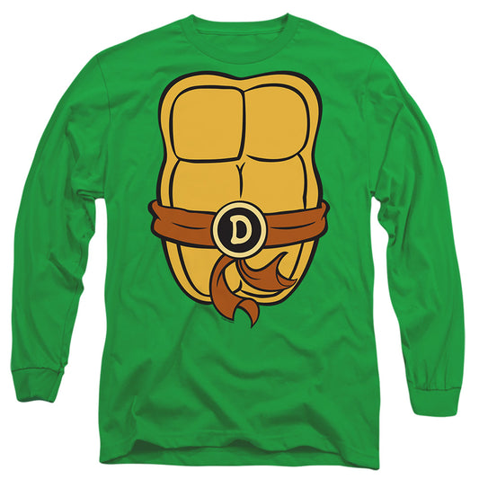 Tmnt Donatello Chest Mens Long Sleeve Shirt Kelly Green Officially Licensed