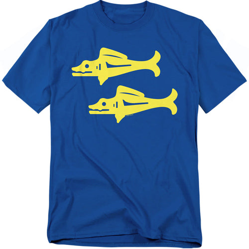 Legends Of The Hidden Temple Blue Barracudas Mens T Shirt Royal
