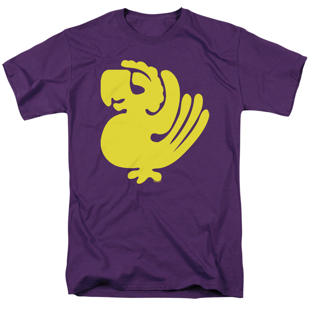 Legends Of The Hidden Temple Purple Parrots Mens T Shirt Purple
