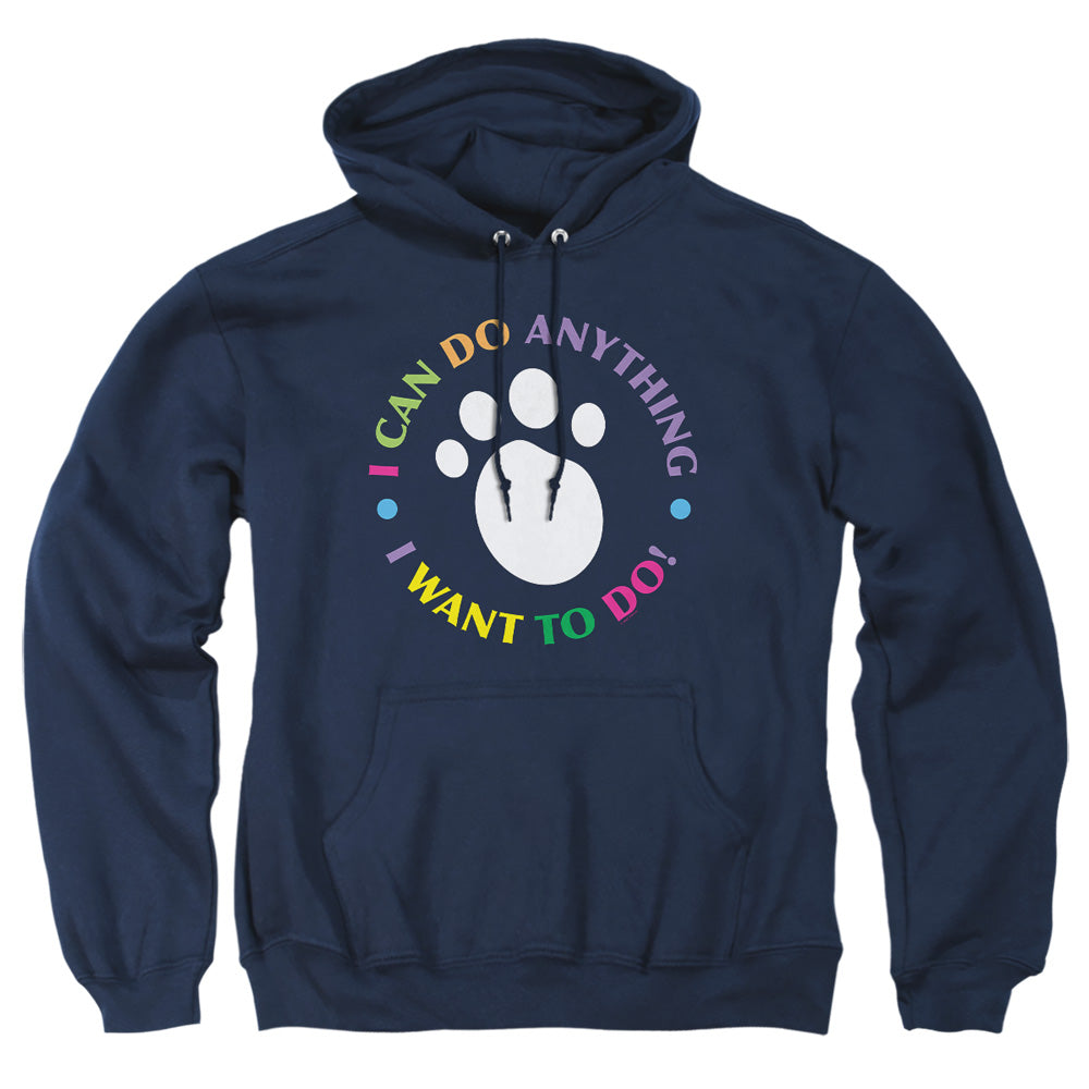 Blueƒ??S Clues (Classic) I Can Do Anything! Mens Hoodie Navy