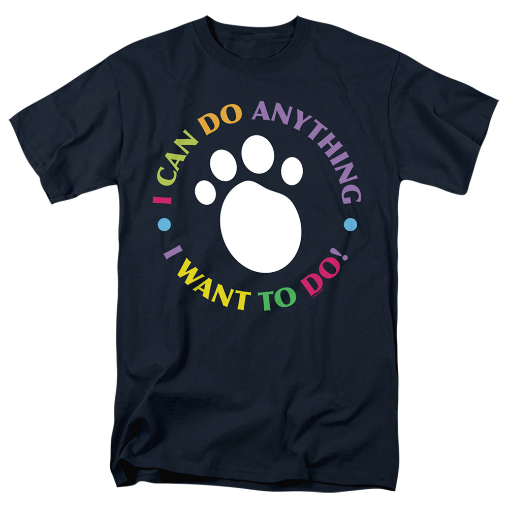 Blueƒ??S Clues (Classic) I Can Do Anything! Mens T Shirt Navy