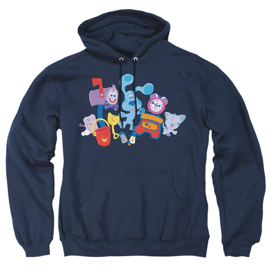 Blues Clues (Classic) Friend Party Mens Hoodie Navy